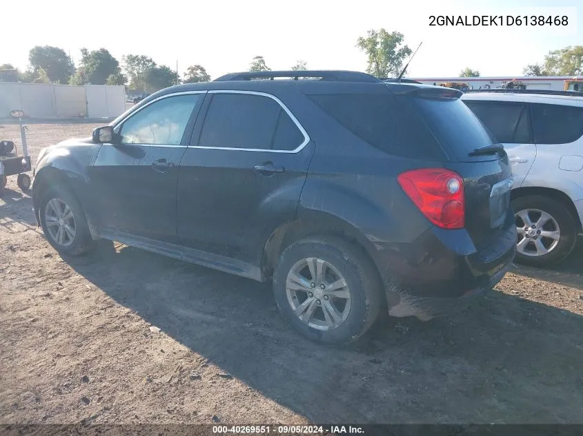 2GNALDEK1D6138468 2013 Chevrolet Equinox Lt