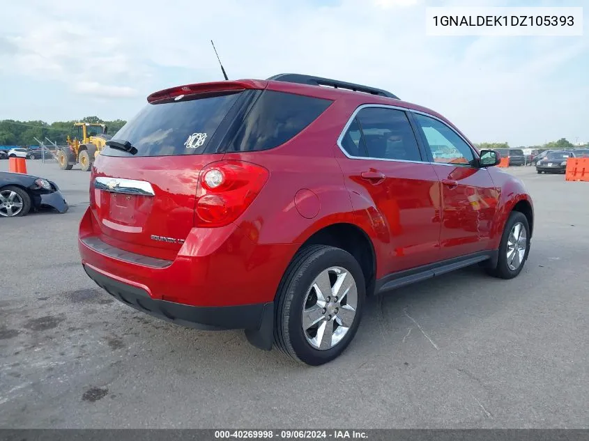 2013 Chevrolet Equinox Lt VIN: 1GNALDEK1DZ105393 Lot: 40269998