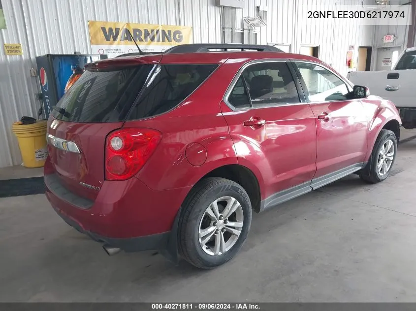 2013 Chevrolet Equinox 1Lt VIN: 2GNFLEE30D6217974 Lot: 40271811