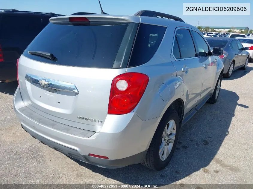 2013 Chevrolet Equinox 1Lt VIN: 2GNALDEK3D6209606 Lot: 40272853