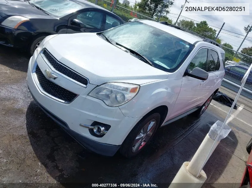 2GNALPEK4D6280251 2013 Chevrolet Equinox 2Lt