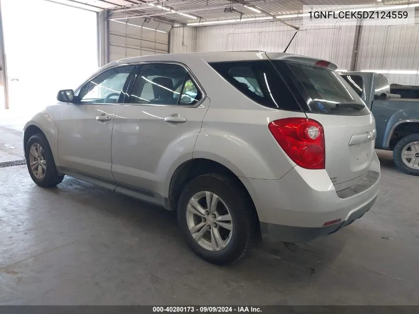 1GNFLCEK5DZ124559 2013 Chevrolet Equinox Ls