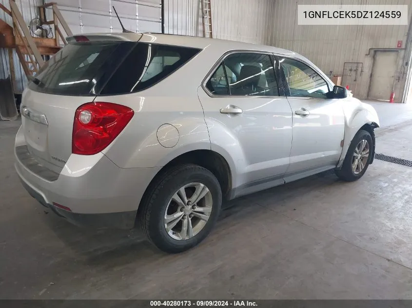 1GNFLCEK5DZ124559 2013 Chevrolet Equinox Ls