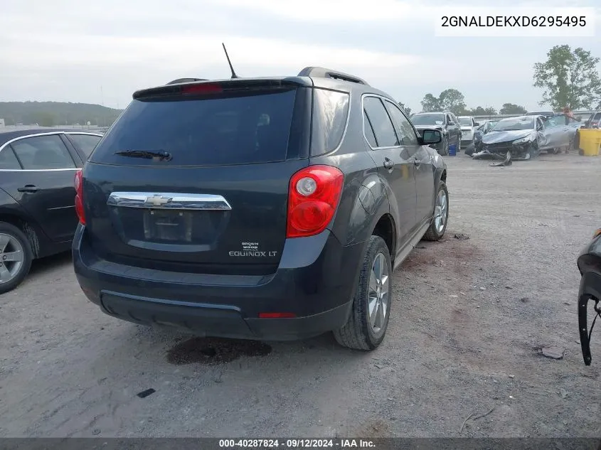 2013 Chevrolet Equinox Lt VIN: 2GNALDEKXD6295495 Lot: 40287824