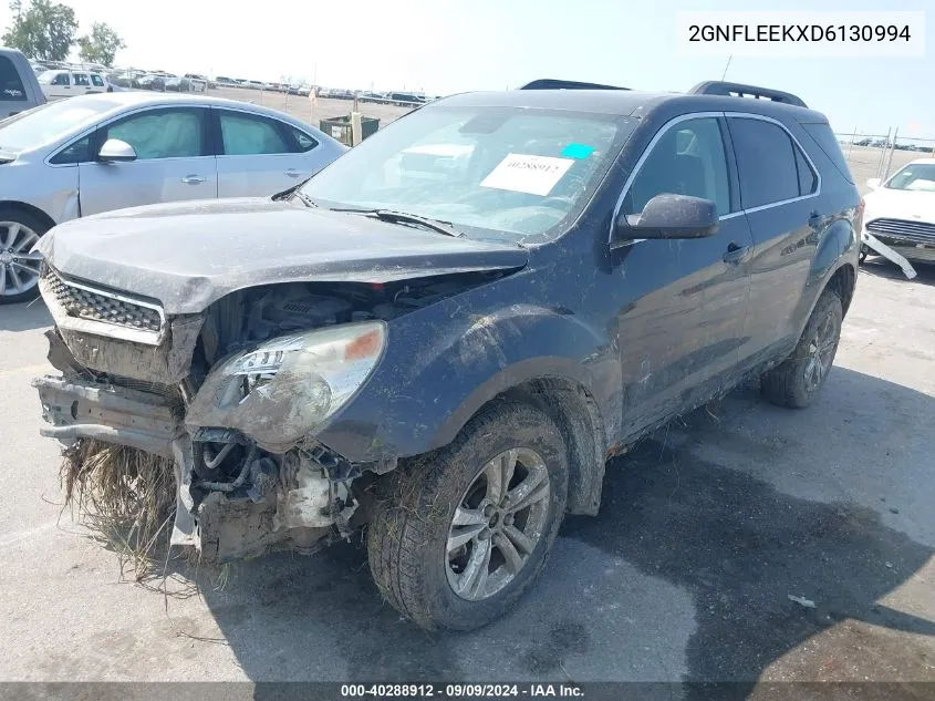 2013 Chevrolet Equinox Lt VIN: 2GNFLEEKXD6130994 Lot: 40288912