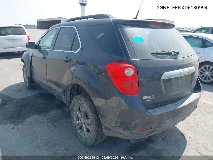 2013 Chevrolet Equinox Lt VIN: 2GNFLEEKXD6130994 Lot: 40288912