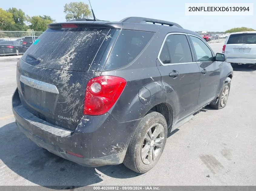 2013 Chevrolet Equinox Lt VIN: 2GNFLEEKXD6130994 Lot: 40288912