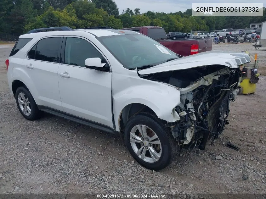 2013 Chevrolet Equinox 1Lt VIN: 2GNFLDE36D6137332 Lot: 40291572