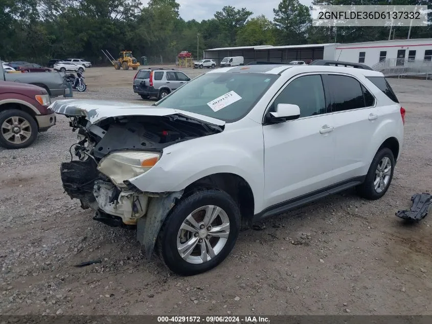 2013 Chevrolet Equinox 1Lt VIN: 2GNFLDE36D6137332 Lot: 40291572