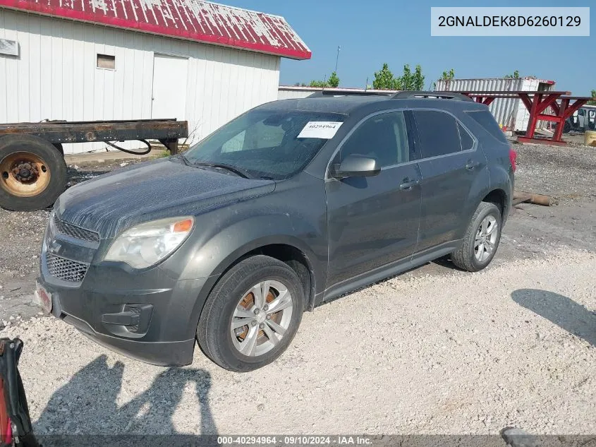 2013 Chevrolet Equinox 1Lt VIN: 2GNALDEK8D6260129 Lot: 40294964