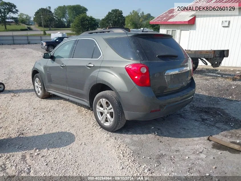 2GNALDEK8D6260129 2013 Chevrolet Equinox 1Lt