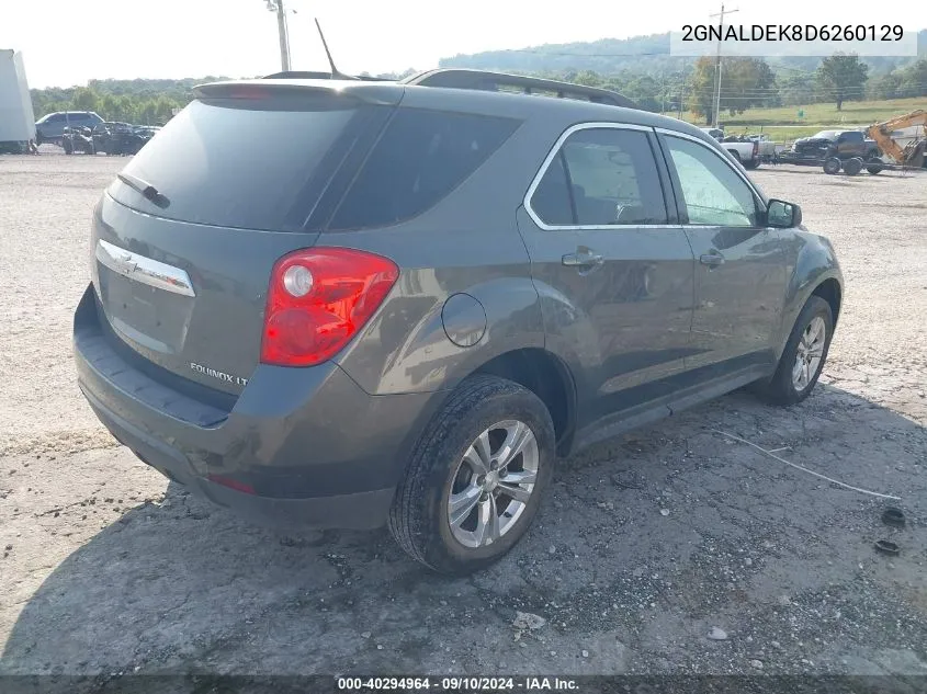 2GNALDEK8D6260129 2013 Chevrolet Equinox 1Lt