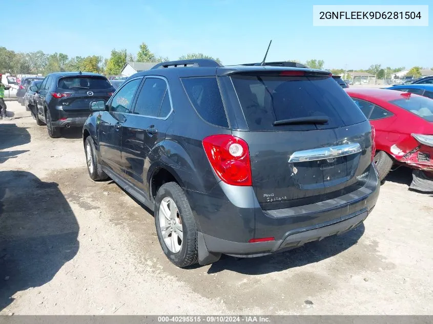 2013 Chevrolet Equinox 1Lt VIN: 2GNFLEEK9D6281504 Lot: 40295515