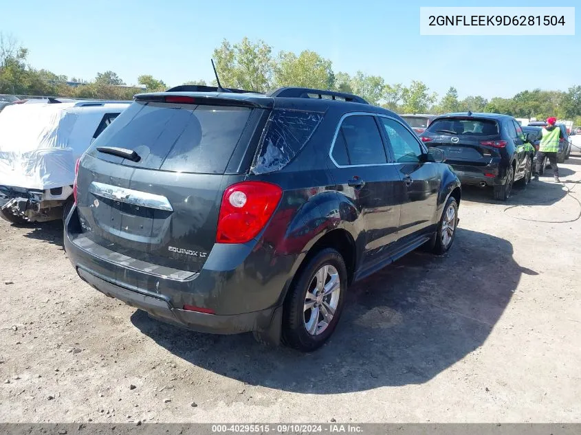 2013 Chevrolet Equinox 1Lt VIN: 2GNFLEEK9D6281504 Lot: 40295515