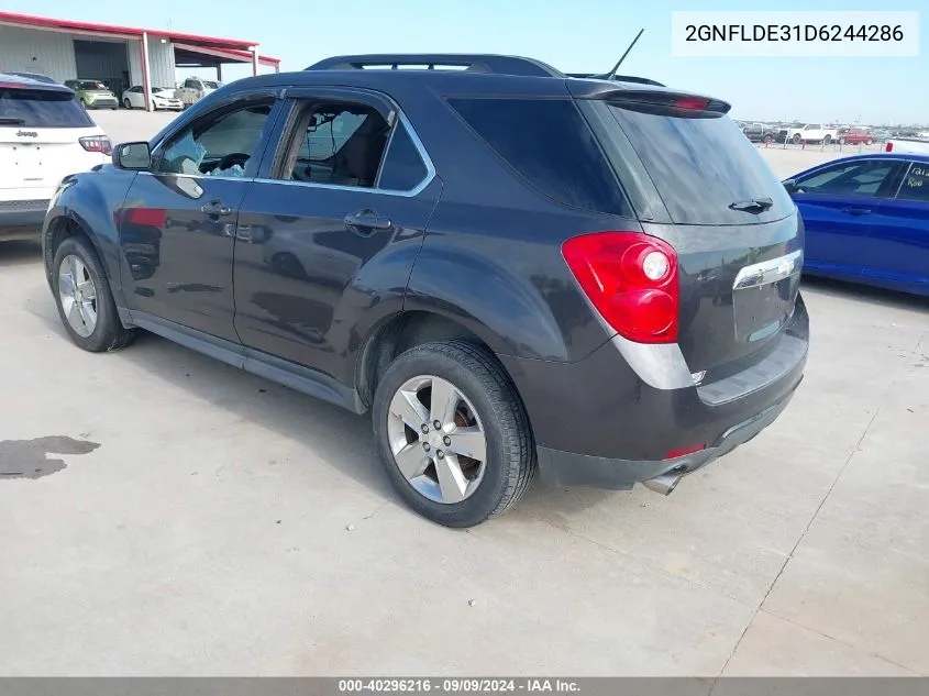 2GNFLDE31D6244286 2013 Chevrolet Equinox 1Lt