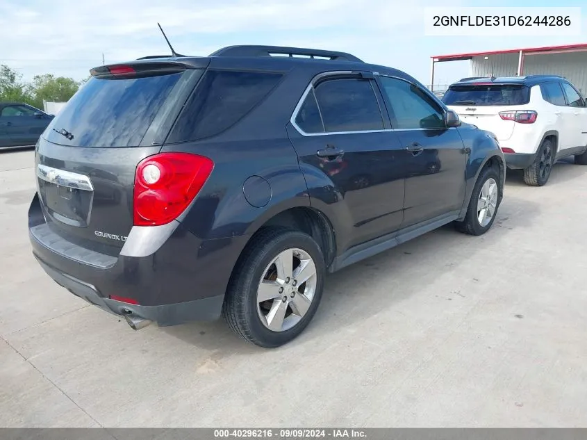 2GNFLDE31D6244286 2013 Chevrolet Equinox 1Lt