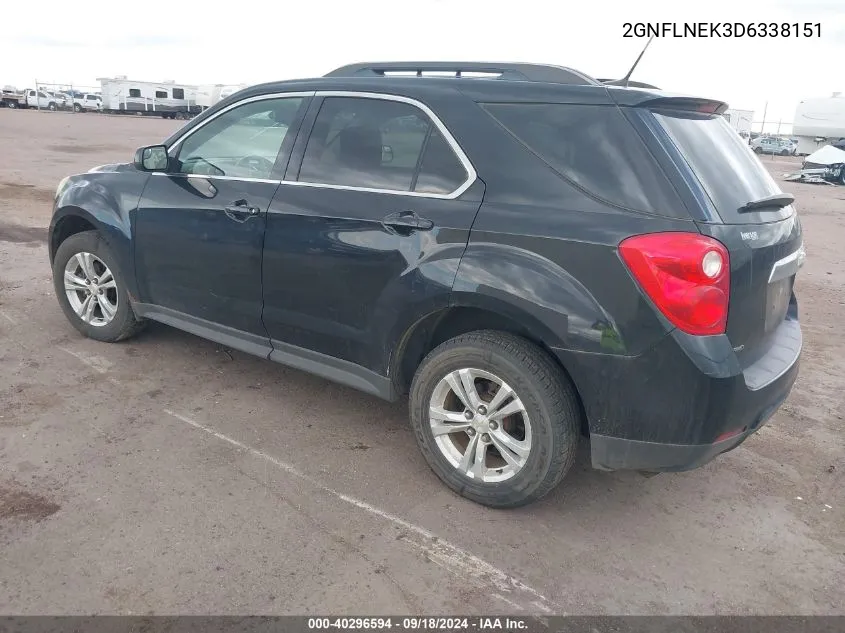 2013 Chevrolet Equinox 2Lt VIN: 2GNFLNEK3D6338151 Lot: 40296594