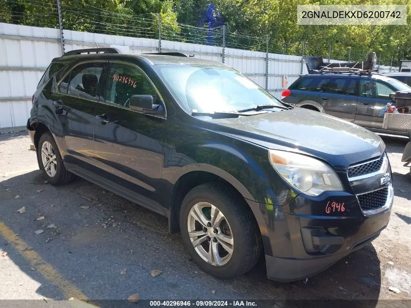 2GNALDEKXD6200742 2013 Chevrolet Equinox 1Lt