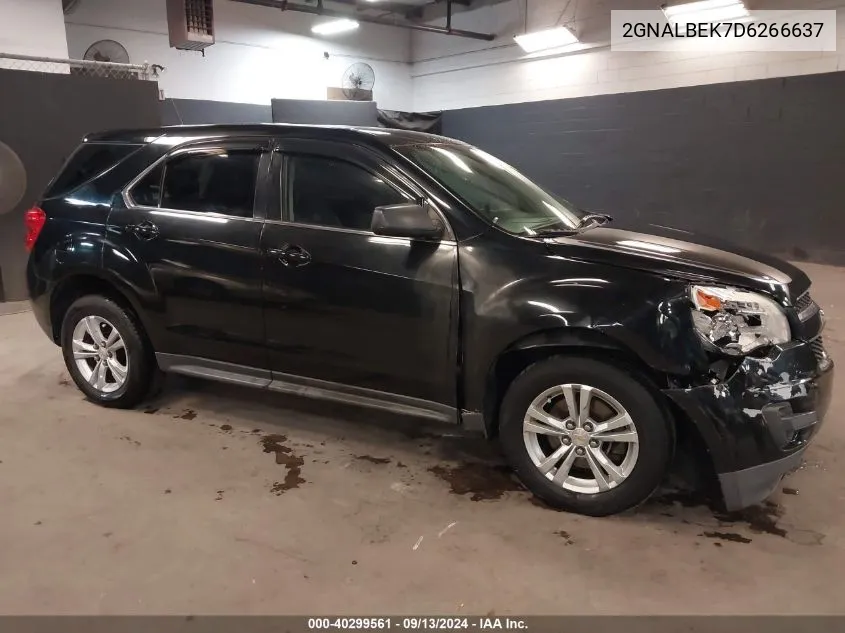 2013 Chevrolet Equinox Ls VIN: 2GNALBEK7D6266637 Lot: 40299561