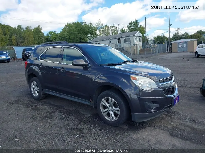 2013 Chevrolet Equinox 1Lt VIN: 2GNFLEEK5D6187457 Lot: 40302878