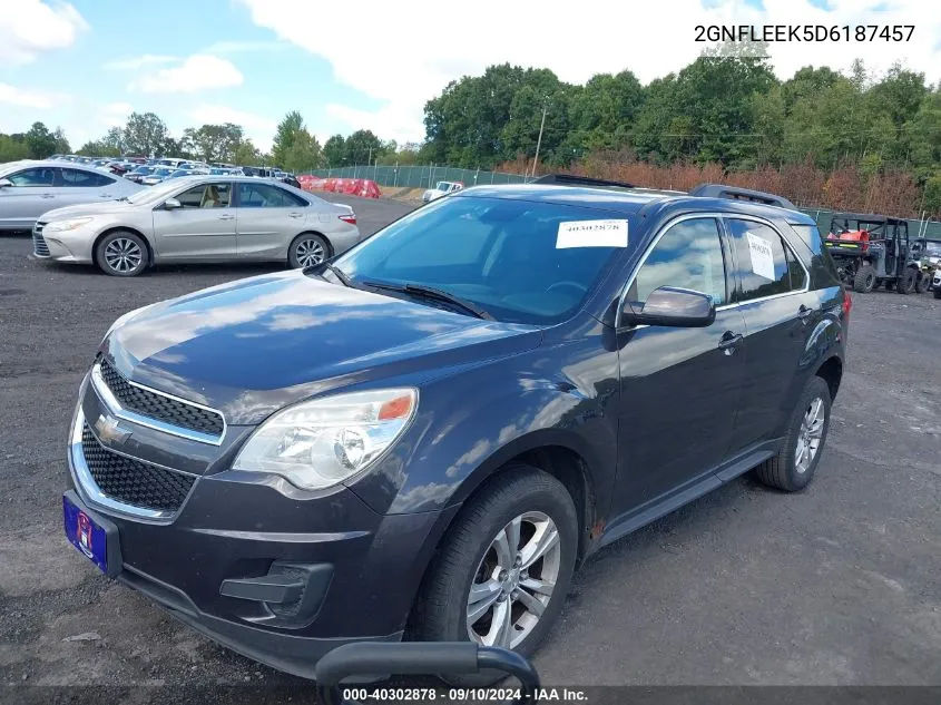 2013 Chevrolet Equinox 1Lt VIN: 2GNFLEEK5D6187457 Lot: 40302878