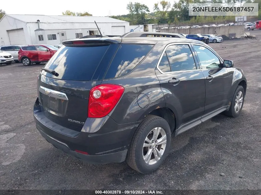 2013 Chevrolet Equinox 1Lt VIN: 2GNFLEEK5D6187457 Lot: 40302878