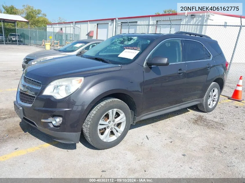 2013 Chevrolet Equinox 2Lt VIN: 2GNFLNEK4D6162775 Lot: 40303112