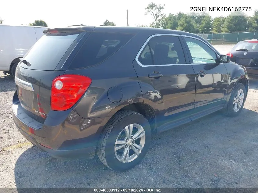 2013 Chevrolet Equinox 2Lt VIN: 2GNFLNEK4D6162775 Lot: 40303112