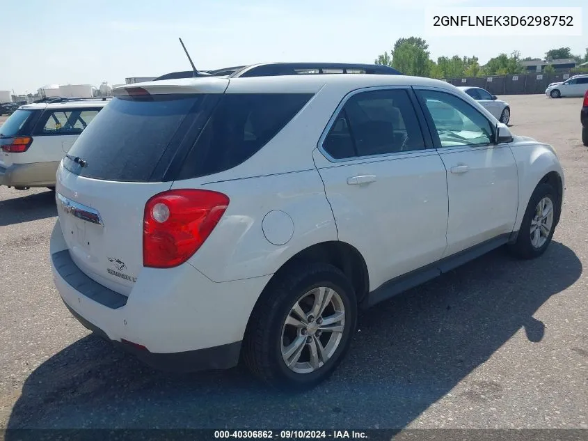 2GNFLNEK3D6298752 2013 Chevrolet Equinox 2Lt