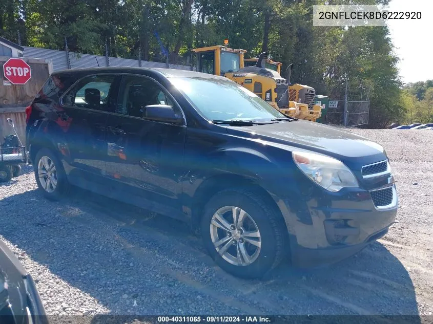 2GNFLCEK8D6222920 2013 Chevrolet Equinox Ls