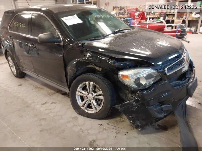 2013 Chevrolet Equinox Ls VIN: 2GNALBEK2D1242226 Lot: 40311202