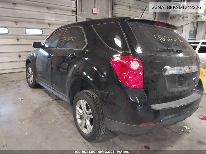 2013 Chevrolet Equinox Ls VIN: 2GNALBEK2D1242226 Lot: 40311202