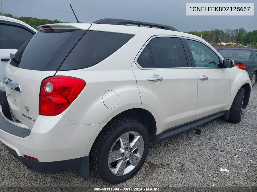 2013 Chevrolet Equinox Lt VIN: 1GNFLEEK8DZ125667 Lot: 40311904