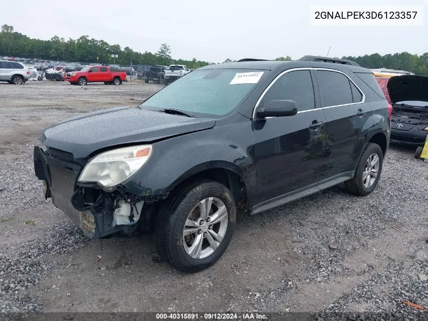 2013 Chevrolet Equinox 2Lt VIN: 2GNALPEK3D6123357 Lot: 40315891