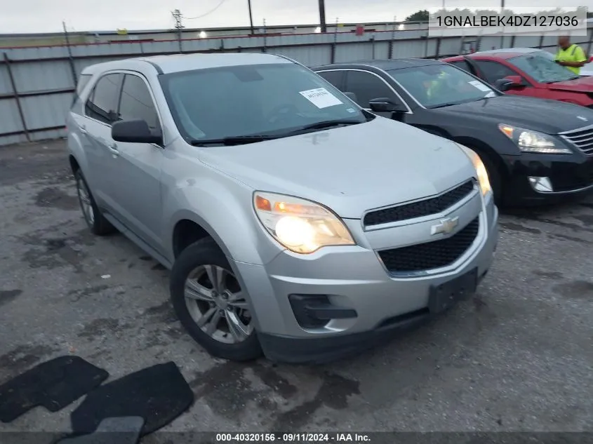 2013 Chevrolet Equinox Ls VIN: 1GNALBEK4DZ127036 Lot: 40320156