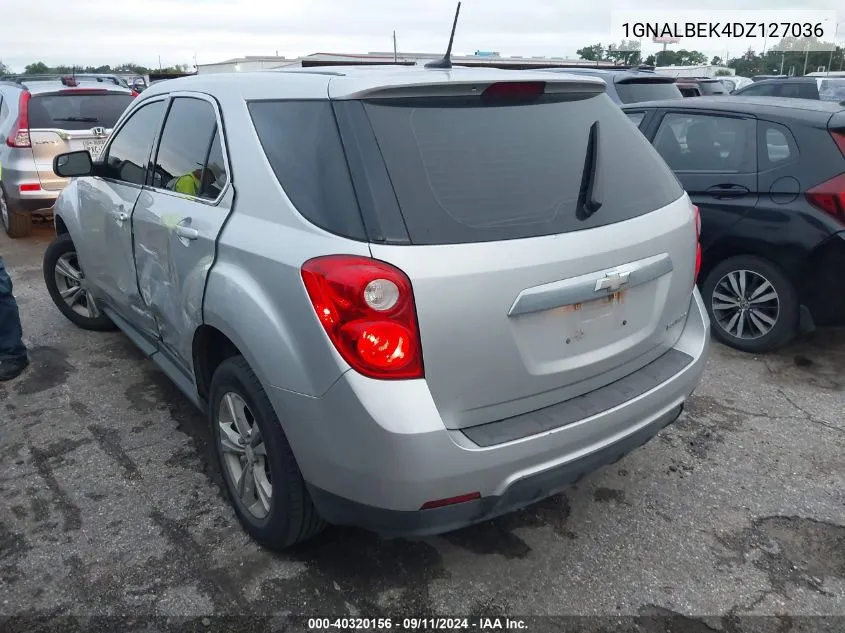 2013 Chevrolet Equinox Ls VIN: 1GNALBEK4DZ127036 Lot: 40320156