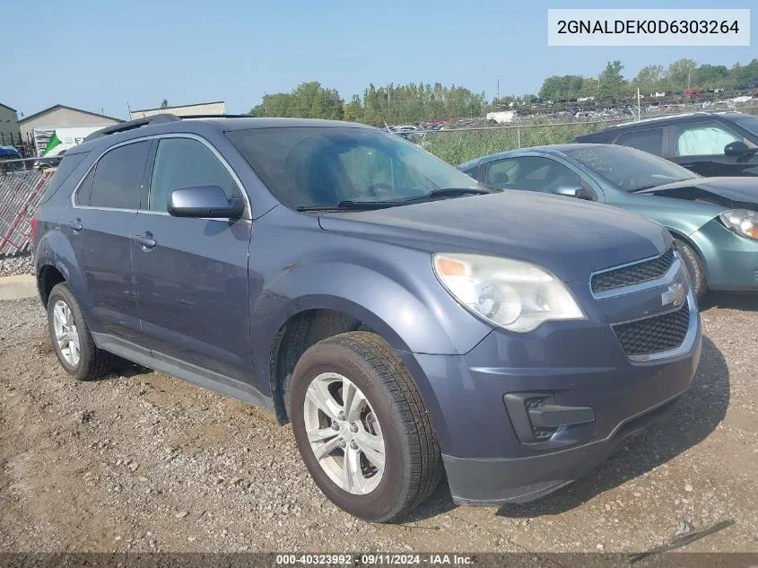 2013 Chevrolet Equinox 1Lt VIN: 2GNALDEK0D6303264 Lot: 40323992