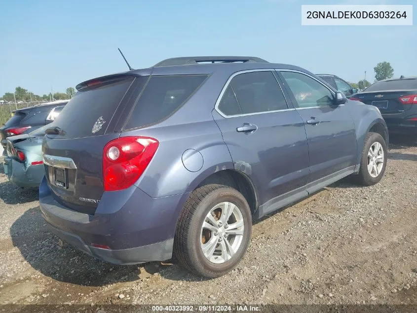 2013 Chevrolet Equinox 1Lt VIN: 2GNALDEK0D6303264 Lot: 40323992