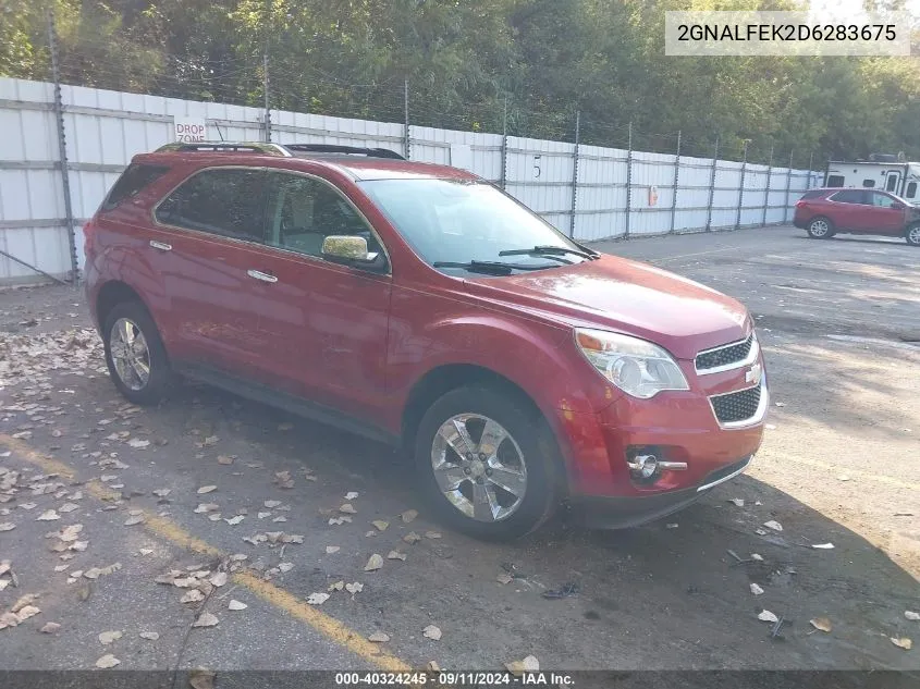 2GNALFEK2D6283675 2013 Chevrolet Equinox Ltz