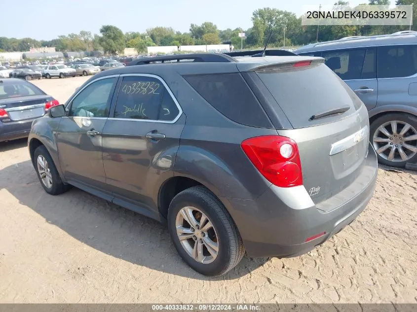 2013 Chevrolet Equinox 1Lt VIN: 2GNALDEK4D6339572 Lot: 40333832