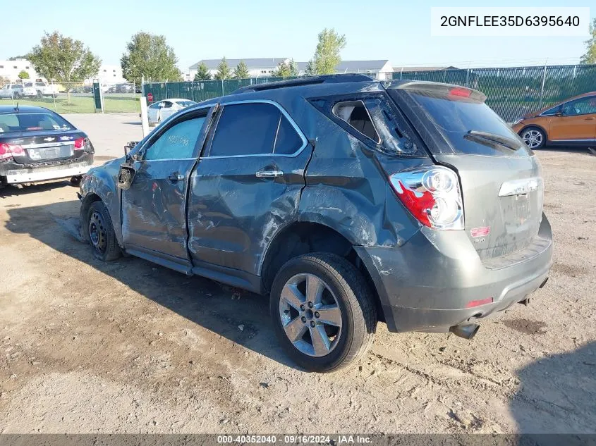 2013 Chevrolet Equinox 1Lt VIN: 2GNFLEE35D6395640 Lot: 40352040