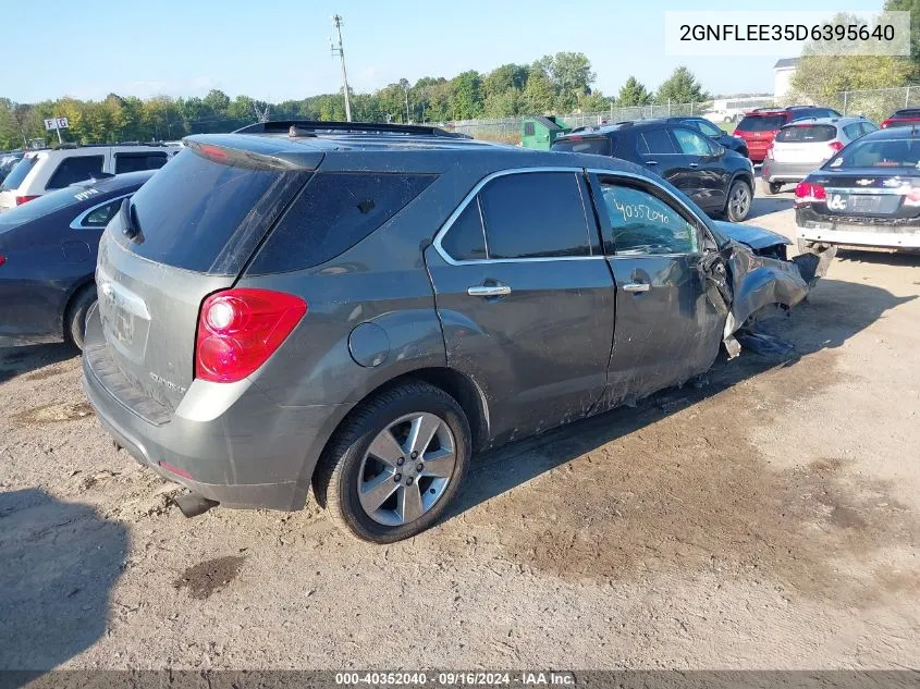 2013 Chevrolet Equinox 1Lt VIN: 2GNFLEE35D6395640 Lot: 40352040