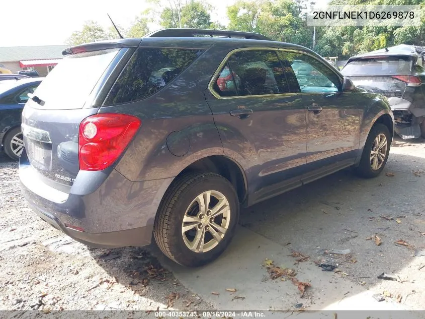 2013 Chevrolet Equinox 2Lt VIN: 2GNFLNEK1D6269878 Lot: 40353743