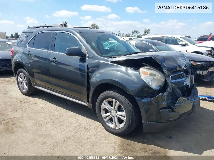 2GNALDEK3D6415136 2013 Chevrolet Equinox 1Lt