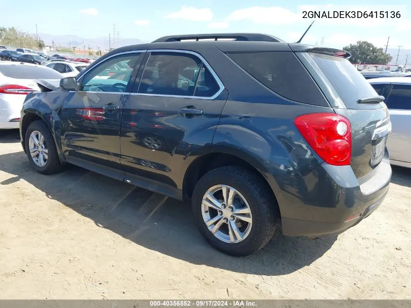 2GNALDEK3D6415136 2013 Chevrolet Equinox 1Lt