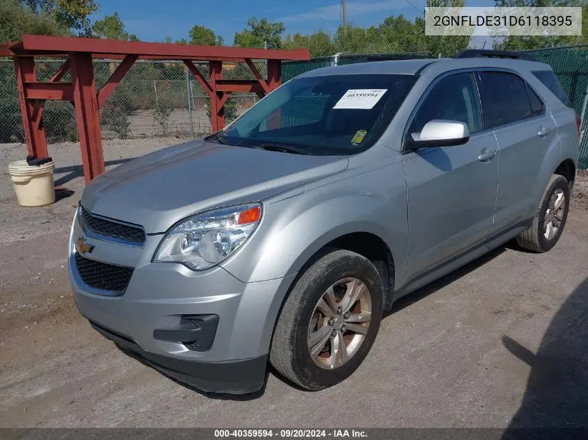 2GNFLDE31D6118395 2013 Chevrolet Equinox 1Lt