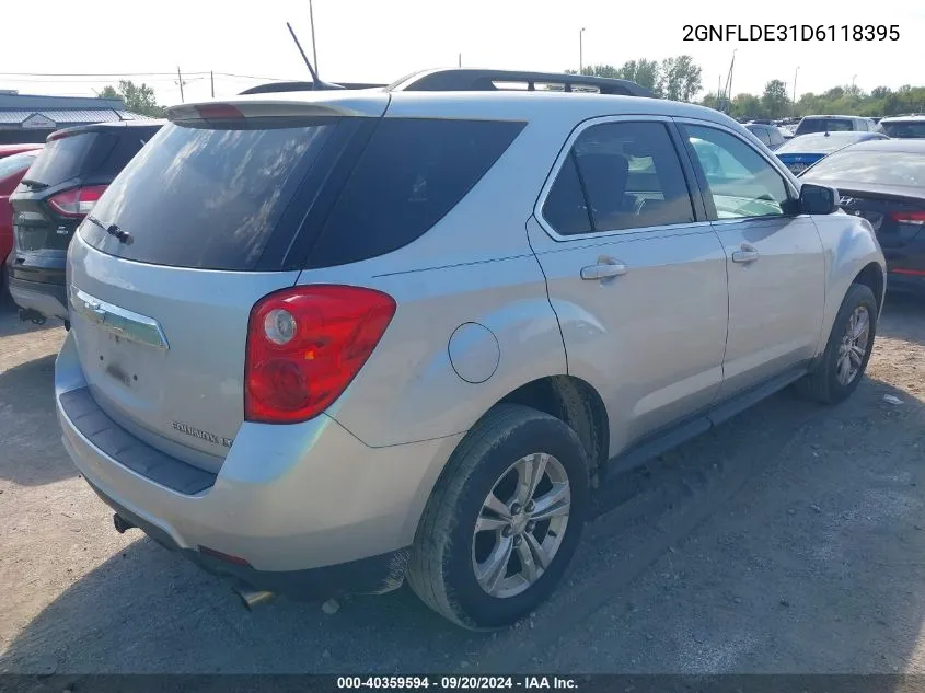 2GNFLDE31D6118395 2013 Chevrolet Equinox 1Lt