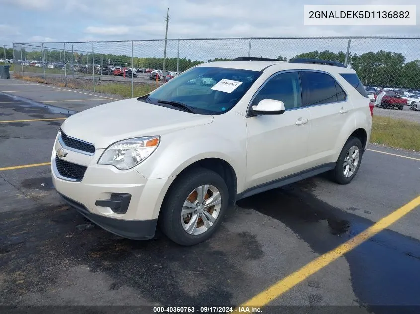 2013 Chevrolet Equinox 1Lt VIN: 2GNALDEK5D1136882 Lot: 40360763