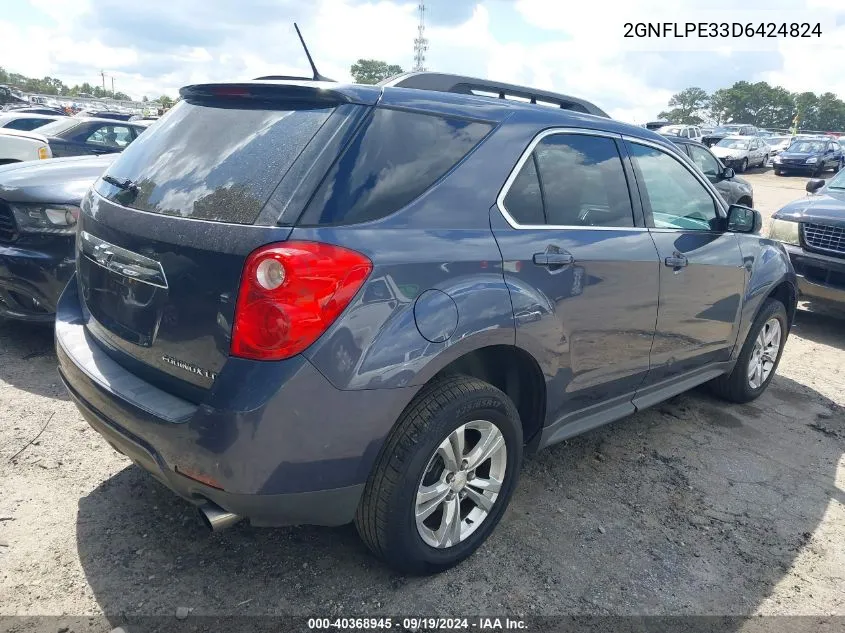 2013 Chevrolet Equinox 2Lt VIN: 2GNFLPE33D6424824 Lot: 40368945