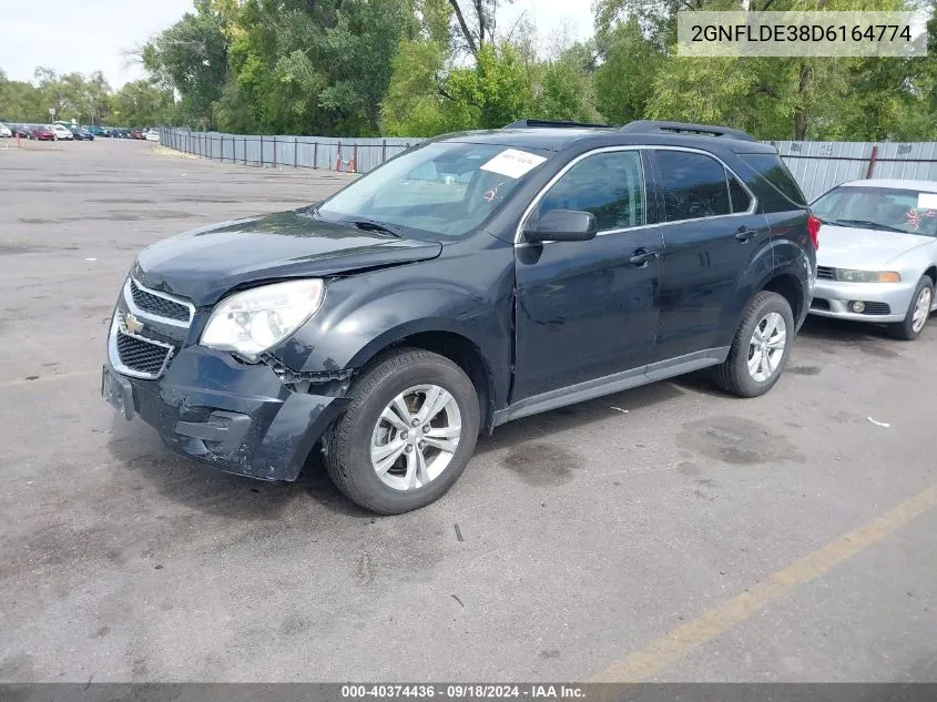 2013 Chevrolet Equinox 1Lt VIN: 2GNFLDE38D6164774 Lot: 40374436